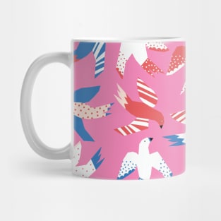 Papercut Birds Mug